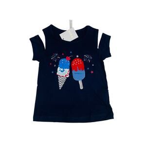 NWT CR Kids 5 Patriotic Pops Top